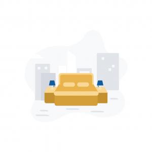 Queen Suite with Sofa Bed Shower and Tub 